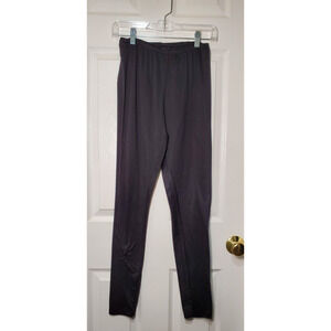 Cuddl Duds Feel Good Leggings Womens Medium Black Polyester Casual Base Layer